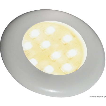 Lampa Sufitowa Wpuszczana LED NOVA 2 z Włącznikiem Osculati 13.877.61