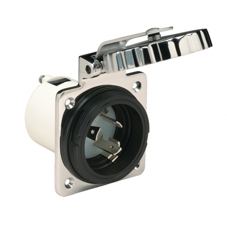 Gniazdo Portowe 230V 30A IP56 Nierdzewne Osculati #14.330.00