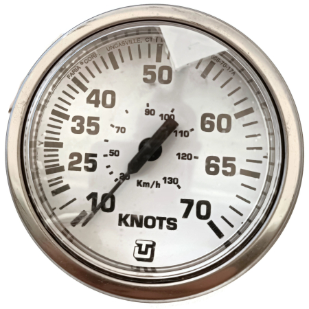 Prędkościomierz Podciśnieniowy Do 70 Kt / 130 km/h Flush Mount Ultraflex 61157N