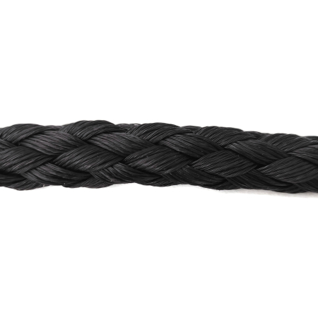 Lina Polipropylenowa Czarna 16 mm Pleciona Bez Rdzenia
