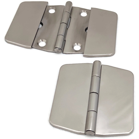 Zawias z maskownicą 75 x 75 mm 316 SS
