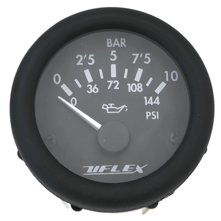 Wskaźnik Ciśnienia Oleju 10 Bar 12 V Uflex V405274-B