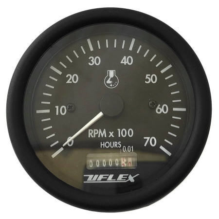 Obrotomierz 7000 RPM z Licznikiem Motogodzin Do Silników Zaburtowych Teleflex 63298L