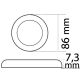 Lampka Sufitowa 12-28V 12 Led 13.441.03