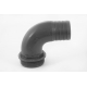 Króciec GZ 90st 1 1/2"x38mm - PP szary #17.238.08